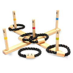 Joc din lemn de aruncat la tinta Inele