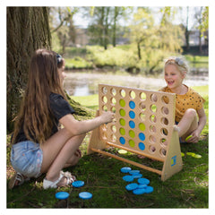 Joc gigant din lemn, Patru pe un rand