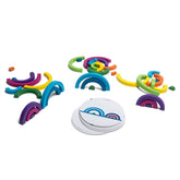 Joc de rapiditate cu arcuri din lemn