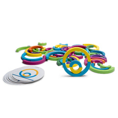 Joc de rapiditate cu arcuri din lemn