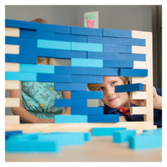 Zidul instabil, joc gigant din lemn 2 in 1