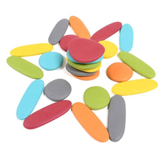 Junior Pebbles, set pietricele in culori naturale