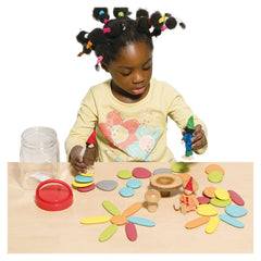 Junior Pebbles, set pietricele in culori naturale