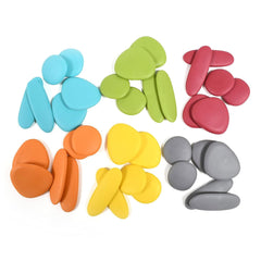 Junior Pebbles, set pietricele in culori naturale