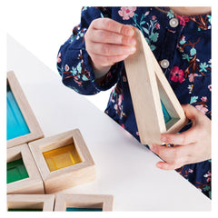 Rainbow Blocks set 30 piese, Guidecraft