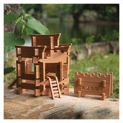 Notch Blocks, kit constructie Eastern, 87 piese, Guidecraft