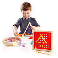 Geo Shape, set de insiretat cu ghiduri, Guidecraft