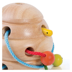 Beehive Lacing, joc cu siret din lemn, Guidecraft