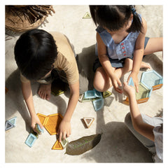 PowerClix Natural Solids, 70 piese magnetice, Guidecraft