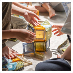 PowerClix Natural Solids, 70 piese magnetice, Guidecraft