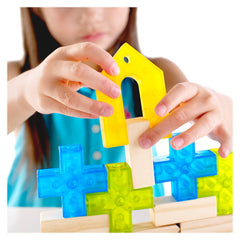 Texo, set de constructie cu 100 piese, Guidecraft