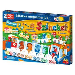 Játszva megismerjük a színeket, társasjáték