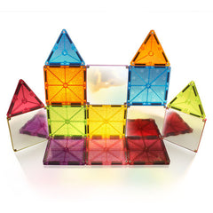 MAGNA-TILES Stardust cu sclipici si oglinzi, 15 piese