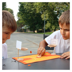 JUMP! Baschet, joc cu nasturi din lemn, Milaniwood