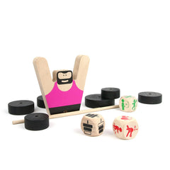 Woody Builder, joc de motricitate din lemn, Milaniwood