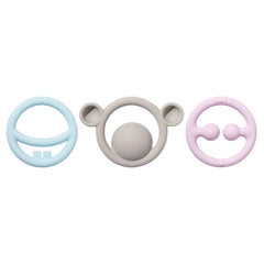 Set inele dentitie multisenzoriale, Nigi-Nagi-Nogi, pastel