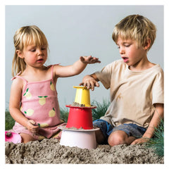 Alto rosu, set forme pentru nisip, Quut Toys