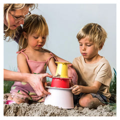 Alto rosu, set forme pentru nisip, Quut Toys