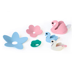 Lacul lebedelor, set creativ de baie, Quut Toys