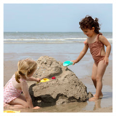 Cuppi, set lopetica cu sita si minge, turcoaz, Quut Toys