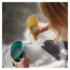 Cuppi, set lopetica cu sita si minge, turcoaz, Quut Toys