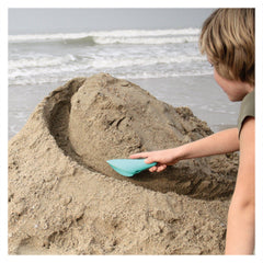 Cuppi, set lopetica cu sita si minge, albastru, Quut Toys