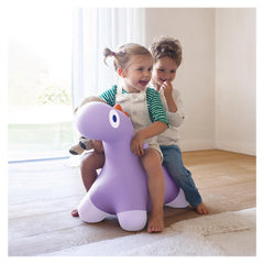 Hoppi Dino, dinozaur gonflabil saltaret, mov