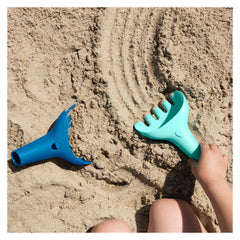 Raki, set pentru plaja si gradina, albastru, Quut Toys