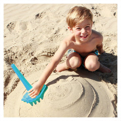 Triplet, jucarie multifunctionala pentru nisip, albastru deschis