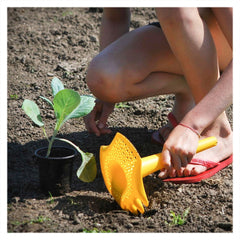 Triplet, jucarie multifunctionala pentru nisip, galben