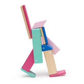 Tegu Blossom, set 14 piese din lemn magnetic