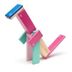 Tegu Blossom, set 14 piese din lemn magnetic
