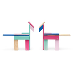 Tegu Blossom, set 24 piese din lemn magnetic