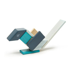 Tegu Blues, set 14 piese din lemn magnetic