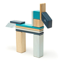 Tegu Blues, set 14 piese din lemn magnetic
