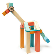 Tegu Sunset, set 42 piese din lemn magnetic