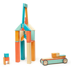 Tegu Sunset, set 42 piese din lemn magnetic