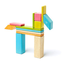 Tegu Tints, set 14 piese din lemn magnetic