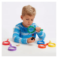 Magnifiers, set 6 lupe colorate, TickiT