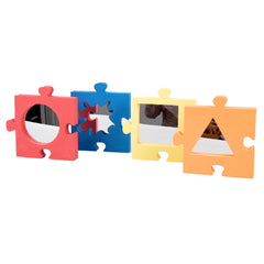 Puzzle din burete cu oglinzi, 4 piese, TickiT