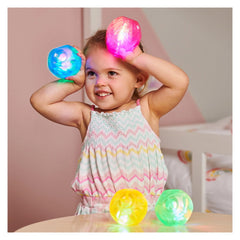 Mingi senzoriale cu lumini intermitente, 4 buc., TickiT