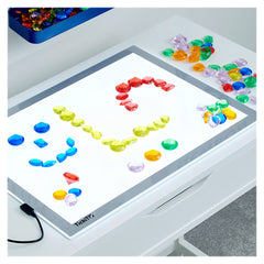 Set de sortare, pietre pretioase translucide, 144 piese