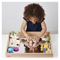 Tava mare din lemn cu oglinda acrilica