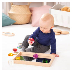 Tava din lemn cu oglinda acrilica, TickiT