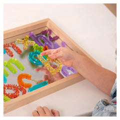 Tava din lemn cu oglinda acrilica, TickiT