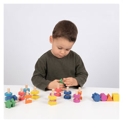 Nuts & Bolts, set suruburi si piulite din lemn, TickiT