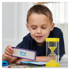 Clepsidra jumbo cu nisip galben, 3 minut, TickiT