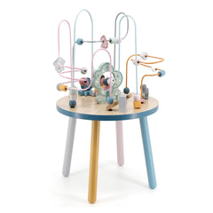 Masuta din lemn cu activitati, nordic colors