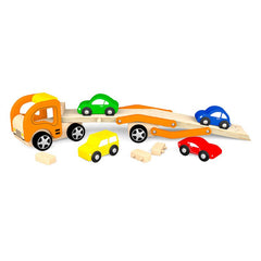 Transportor de masinute din lemn, Viga Toys
