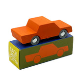 Masinuta handmade din lemn, Waytoplay, portocaliu